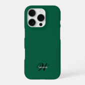 オーダーメイド モノグラム カリグラフィー iPhoneケース (裏面)