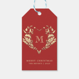 オーダーメイド モノグラム クリスマス ギフトタグ