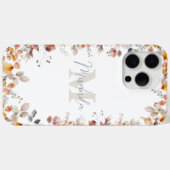 オーダーメイド モノグラム フラワー Case-Mate iPhoneケース (裏面 (横))