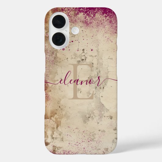 オーダーメイド モノグラム Case-Mate iPhoneケース (裏面)