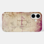 オーダーメイド モノグラム Case-Mate iPhoneケース (裏面 (横))