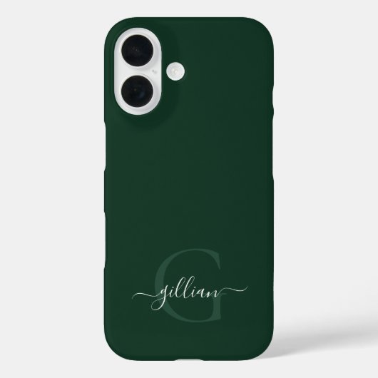 オーダーメイド モノグラム Case-Mate iPhoneケース iPhone 16ケース (裏面)