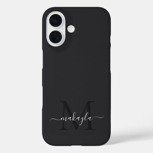 オーダーメイド モノグラム Case-Mate iPhoneケース iPhone 16ケース (裏面)