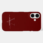 オーダーメイド モノグラム Case-Mate iPhoneケース iPhone 16ケース (裏面 (横))