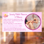 オーダーメイド モバイル ネイル マニキュア ペディキュア ビジネス ウィンドウサイン (シート2)