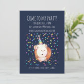 オーダーメイド モルモット パーティー 招待状 (スタンド正面)