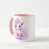オーダーメイド ユニコーン デザイン マグカップ (正面左)