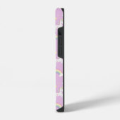 オーダーメイド ユニコーン レインボー スパークル iPhoneケース iPhone 14ケース (左側面)