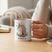 オーダーメイド ユニコーン 名前入り コーヒーマグカップ
