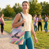 オーダーメイド ヨガ愛好家 先生 ママ 女性へのギフト トートバッグ