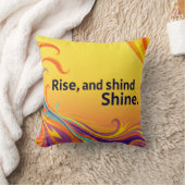 オーダーメイド ライズシャイン 引用句 クッション (ブランケット)