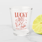 オーダーメイド ラスベガス バチェロレッテパーティー パーソナライズド ショットグラス (正面)