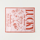 オーダーメイド ラスベガス バチェロレッテパーティー パーソナライズド タペストリー (正面(横))