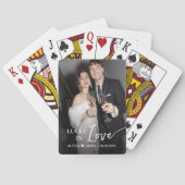 オーダーメイド ラッキー イン ラブ 結婚式の引出物 トランプ (裏面)