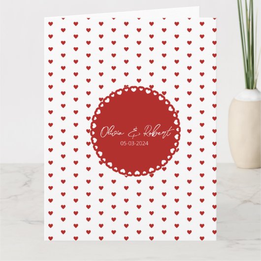 オーダーメイド ラブ サンクス カード (正面)