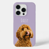 オーダーメイド ラベンダー 犬 写真 カスタム Case-Mate iPhoneケース (裏面)