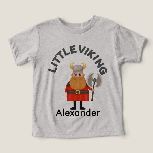 オーダーメイド リトルバイキング 子供Tシャツ (デザイン正面)