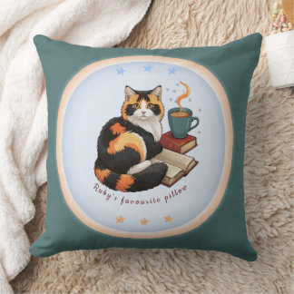 オーダーメイド ルビー 猫 マジカル もこもこ リーディングピロー クッション