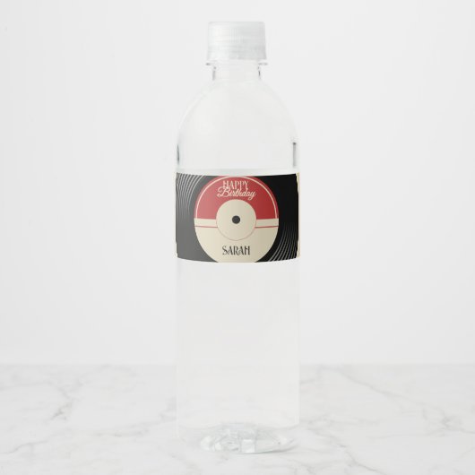 オーダーメイド レコード フード・ドリンクラベル シール (正面)