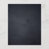 オーダーメイド レストラン メニュー | 黒のモダンな写真メニュー F (裏面)