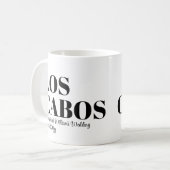 オーダーメイド ロス・カボス 目的地 ウェディング ウェルカム コーヒーマグカップ (正面左)