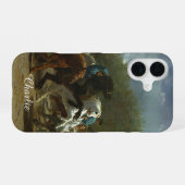 オーダーメイド ローザ・ボヌール 馬の市 iPhone 16ケース (裏面横)