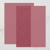 オーダーメイド ローズゴールド スプリット カード インビテーション (正面/裏面)