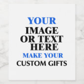 オーダーメイド ワインラベル オンライン - パーソナル ワイン (シングルラベル)