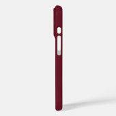 オーダーメイド ワインレッドイニシャル iPhone/iPadケース Case-Mate iPhoneケース (裏面 / 左)