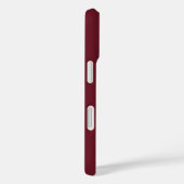 オーダーメイド ワインレッドイニシャル iPhone/iPadケース Case-Mate iPhoneケース (裏面 / 右)