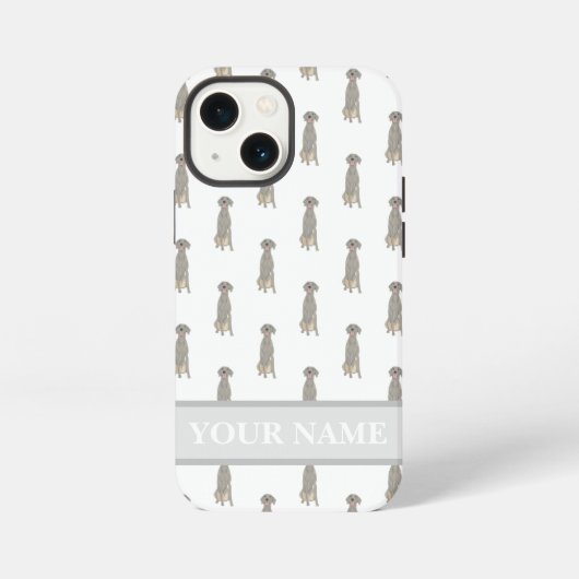 オーダーメイド ヴァイマラナー iPhoneケース Case-Mate iPhone 13 Miniケース (裏面)