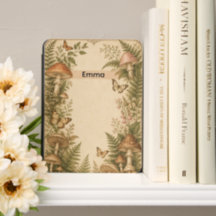 オーダーメイド ヴィンテージ きのこ Kindleケース