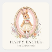 オーダーメイド ヴィンテージ イースターバニー カスタム スクエアシール (正面)