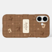 オーダーメイド ヴィンテージ リボンと本の読者へのギフト Case-Mate iPhoneケース (裏面 (横))