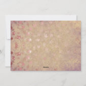 オーダーメイド ヴィンテージ レッド ローズ バレンタイン デー シーズンカード (裏面)