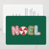 オーダーメイド ヴィンテージ レトロ クリスマス ノエル グリーティング (正面/裏面)