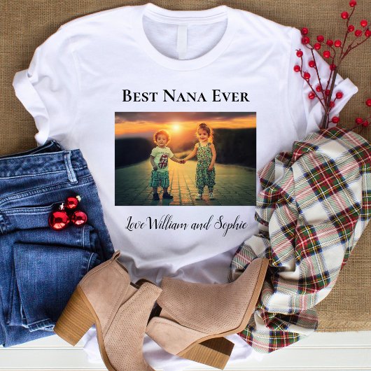 オーダーメイド 世界で一番のナナ 写真入り Tシャツ