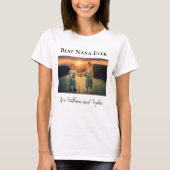 オーダーメイド 世界で一番のナナ 写真入り Tシャツ (正面)