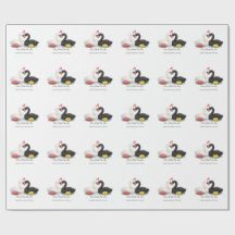 オーダーメイド 二つのハート 一つの愛 白鳥 ウェディング ギフト包装紙 
