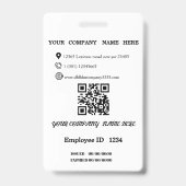 オーダーメイド 企業用 社員 ビジネス ロー クリップ バッジ (裏面)