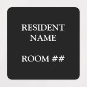 オーダーメイド 住宅用 衣類用 シール ラベル (デザイン2)