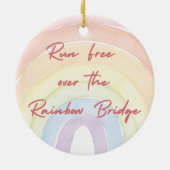 オーダーメイド 個別メモリアル ネコ 犬 写真 セラミックオーナメント (裏面)