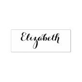 オーダーメイド 個別名入り エレガント おしゃれなスクリプト ラバースタンプ (インプリント)