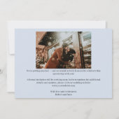 オーダーメイド 写真付き結婚式延期・日程のお知らせカード 案内状 (裏面)