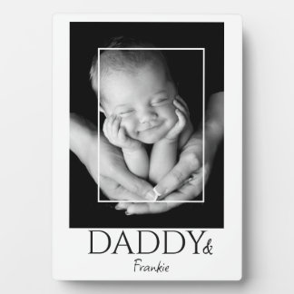 オーダーメイド 写真入り お父さんと子供の名前 父の日 プレゼント フォトプラーク