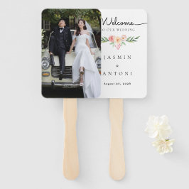 オーダーメイド 写真入り 結婚式ファン プログラム ハンドファン