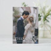 オーダーメイド 写真入り 結婚式 御礼 カード (スタンド正面)