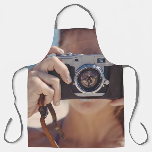 オーダーメイド 写真 エプロン - カスタム フェイス ギフト (正面)