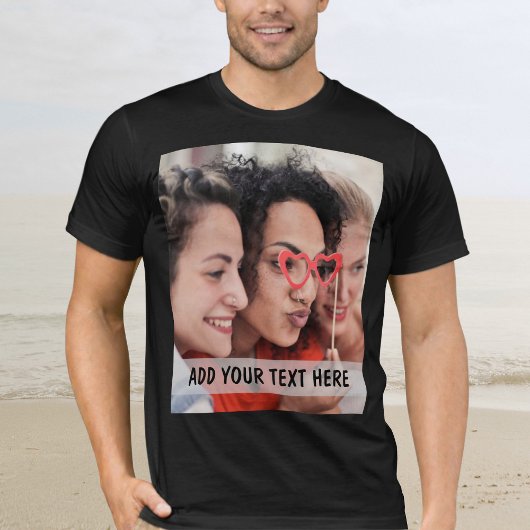 オーダーメイド 写真+テキスト もしくは 名前 Tシャツ