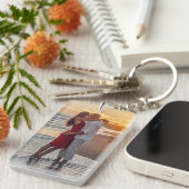 オーダーメイド 写真+テキスト フォトコラージュ キーチェーン (正面右)
